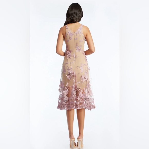 Dress the Population Audrey Embroidered Fit & Flare Dress - Picture 2 of 9